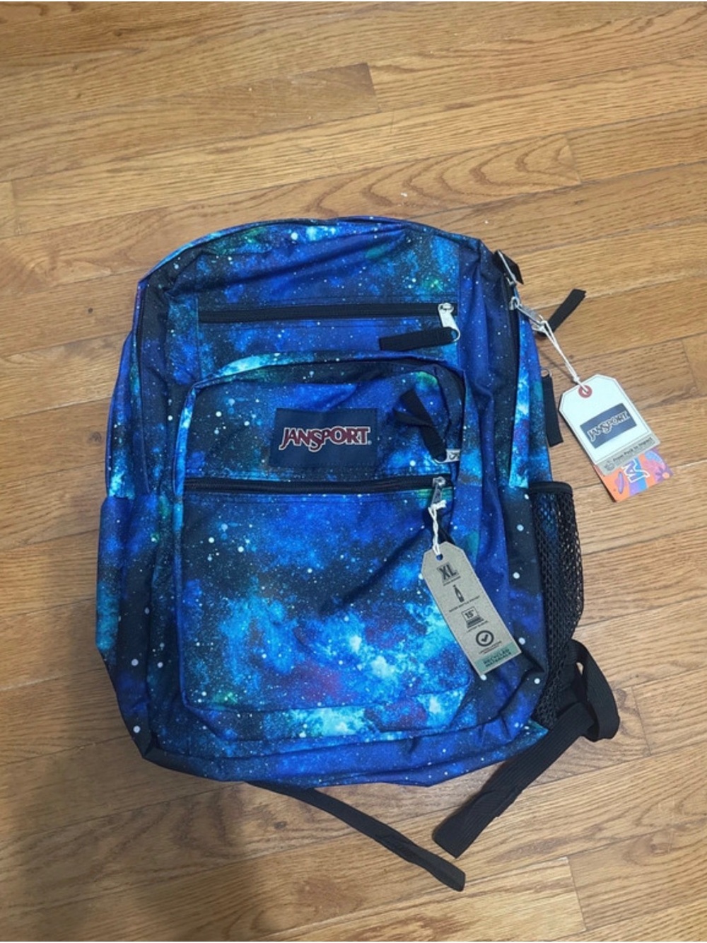 Jansport Blue Galaxy Print Kids Backpack